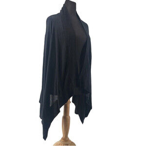 Line the label open front cardigan modal cashmere light weight minimalist sz xs